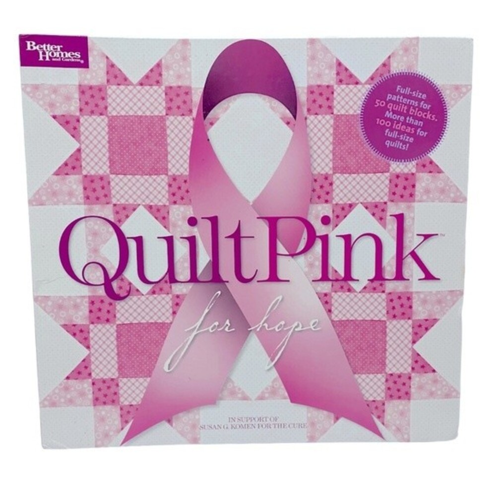 Book Better Homes and Gardens Quilt Pink for Hope